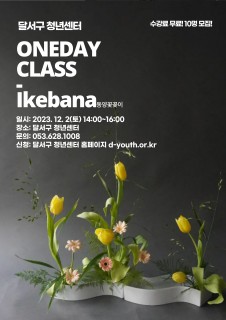D-청년아카데미 12월 원데이클래스(주말) 모집