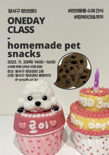 D-청년 아카데미 11월 원데이클래스 모집